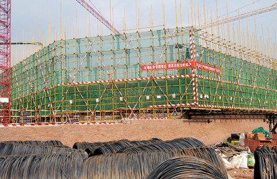 榮縣首個市民健身中心年底竣工，工程建設(shè)穩(wěn)步推進(jìn)
